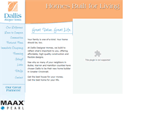 Tablet Screenshot of dallisdesignerhomes.com
